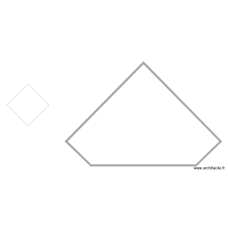 Plan 1 magasin. Plan de 