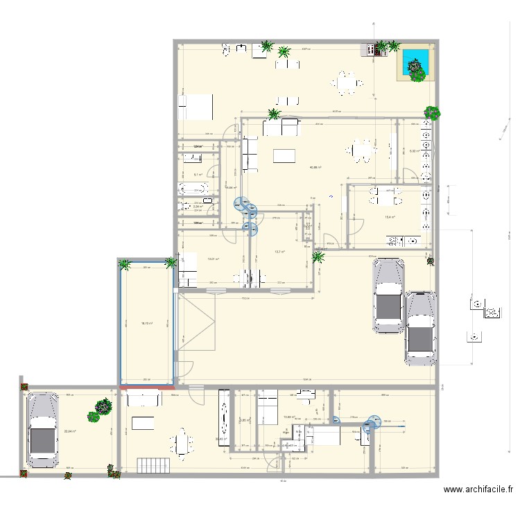 pegado a estudio 30m2. Plan de 0 pièce et 0 m2