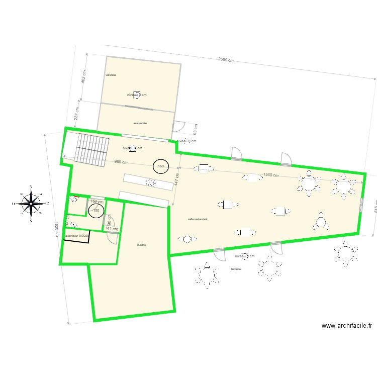 le 7 de table. Plan de 0 pièce et 0 m2