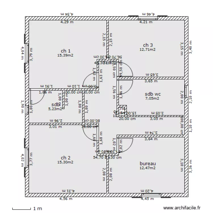 plan interieur de l'etage. Plan de plan interieur de l'etage. Plan de