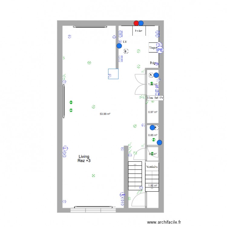 Marie José Rez3 eau Adam. Plan de 0 pièce et 0 m2