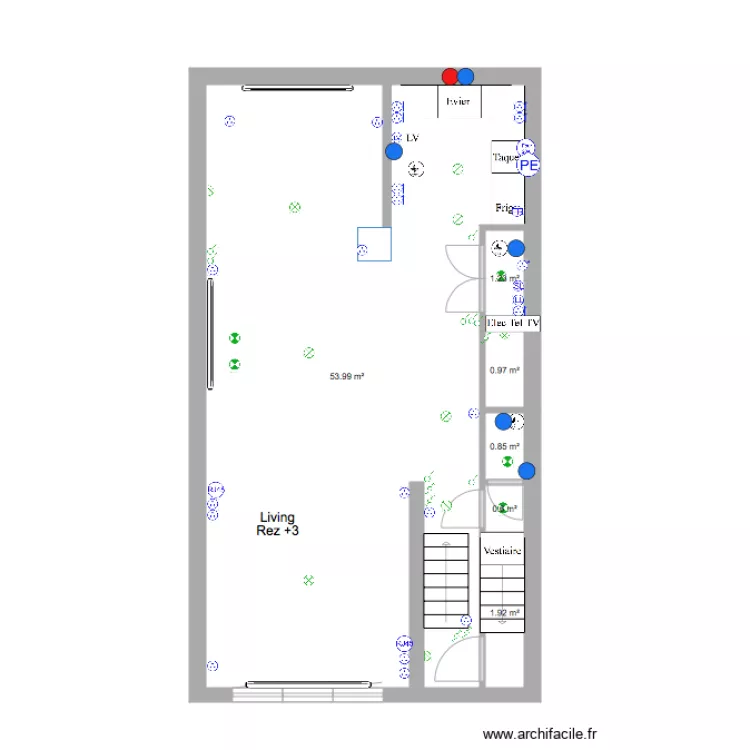 Marie Jos&eacute; Rez3 eau Adam. Plan de 0 pièce et 0 m2