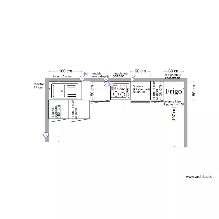 cuisine amenagement notre apt mont. Plan de cuisine amenagement notre apt mont. Plan de