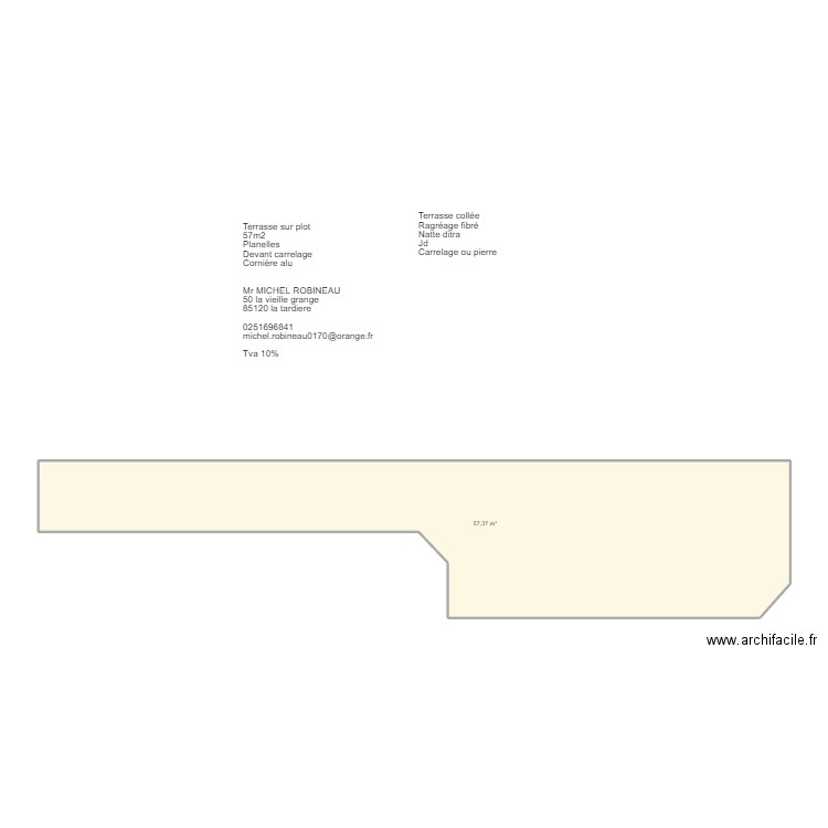 ROBINEAU 2. Plan de 0 pièce et 0 m2