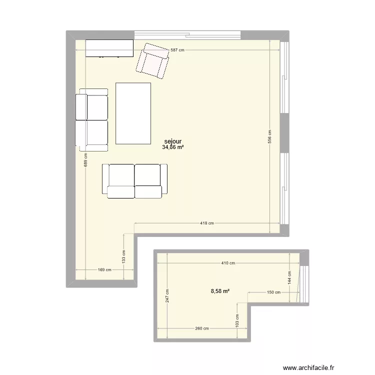 appartement marcq. Plan de 