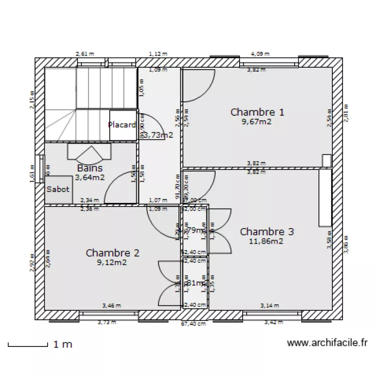 MandelEtageCot. Plan de 