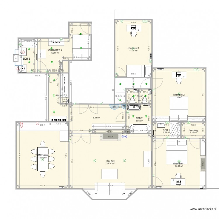 plan 4DL inversion 27 mars. Plan de 0 pièce et 0 m2