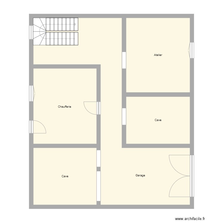 Croquis WALK Sous sol. Plan de 0 pièce et 0 m2