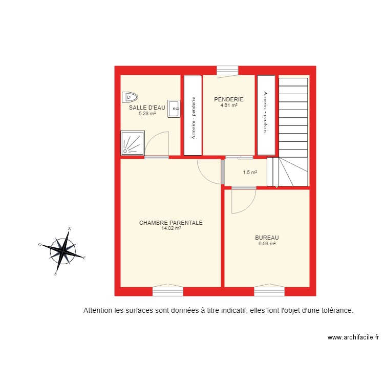 BI 2769 DERNIER ETAGE. Plan de 0 pièce et 0 m2