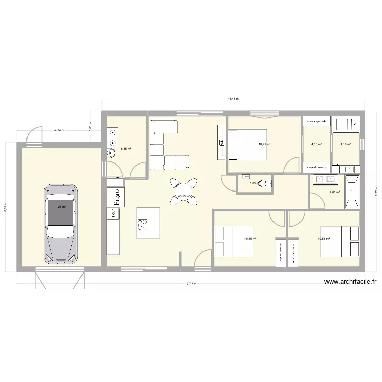 Contruction RP. Plan de 10 et 122 m² Contruction RP. Plan de 10 et 122 m²