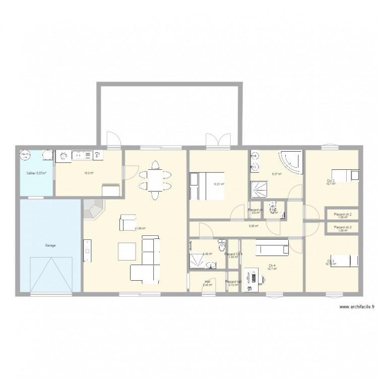 MAISON 120m2. Plan de 0 pièce et 0 m2