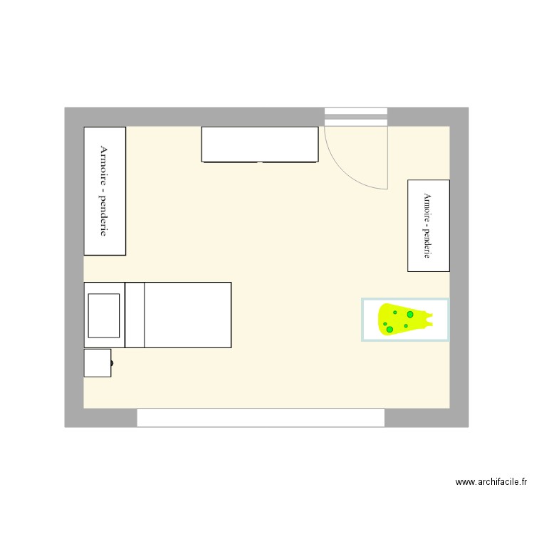chambre enfants. Plan de 0 pièce et 0 m2