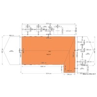 plan 101 m2 en L anti-sismique toiture 2