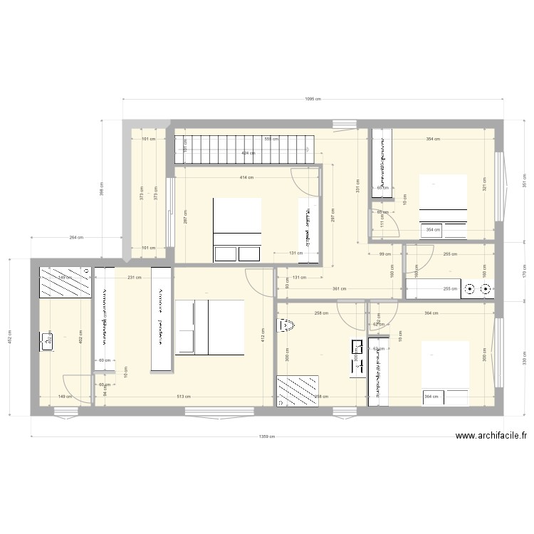 ETAGE. Plan de 0 pièce et 0 m2