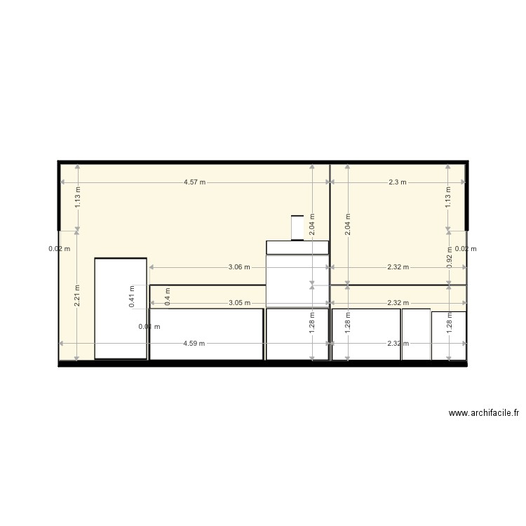COUPE CUISINE  2 . Plan de 0 pièce et 0 m2