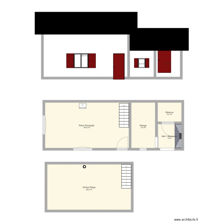 Basqui modifié. Plan de 0 pièce et 0 m2