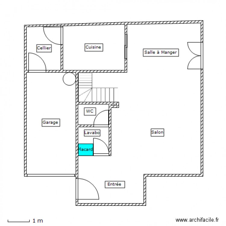 Ker Kepouic Rez de Chaussee. Plan de 0 pièce et 0 m2