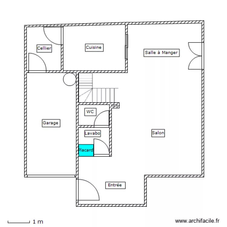 Ker Kepouic Rez de Chaussee. Plan de 
