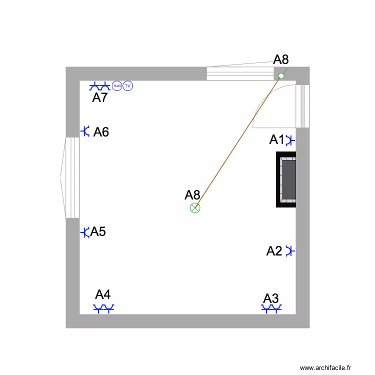Salon. Plan de Salon. Plan de