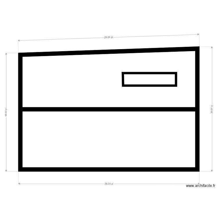 Cassidy Daniel élévation gauche. Plan de 0 pièce et 0 m2