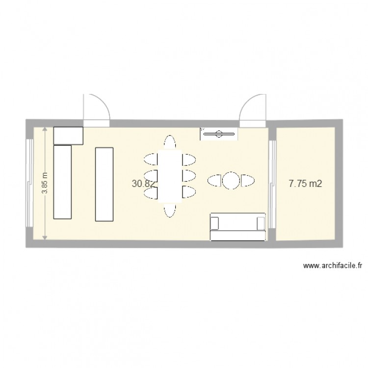3ème avec terrasse 150324. Plan de 0 pièce et 0 m2