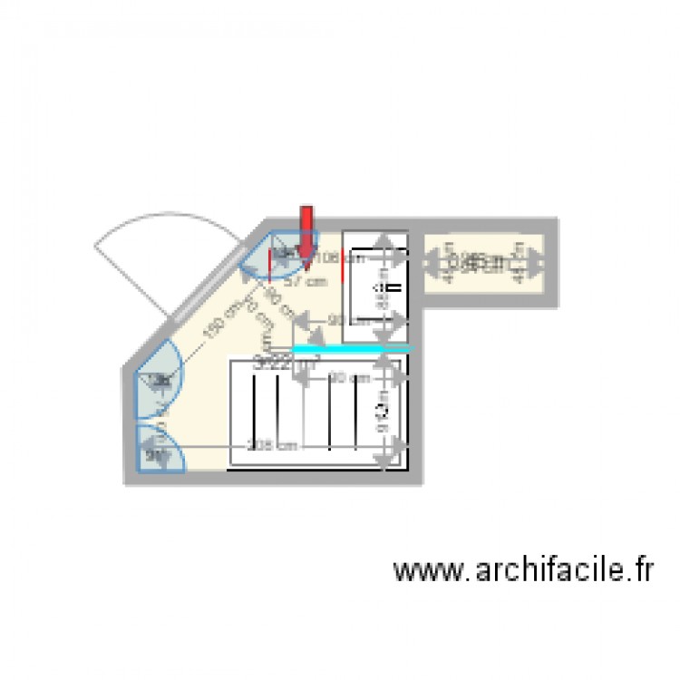 Stollar SDB aménagement d origine. Plan de 0 pièce et 0 m2