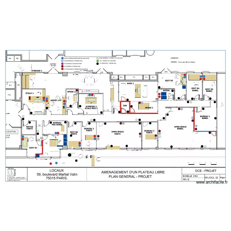 VALIN V27 CLOUNGE 2. Plan de VALIN V27 CLOUNGE 2. Plan de