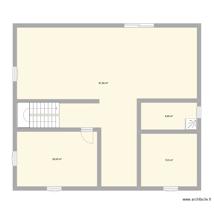 MOURAD ALGERIE. Plan de 13 pièces et 241 m2