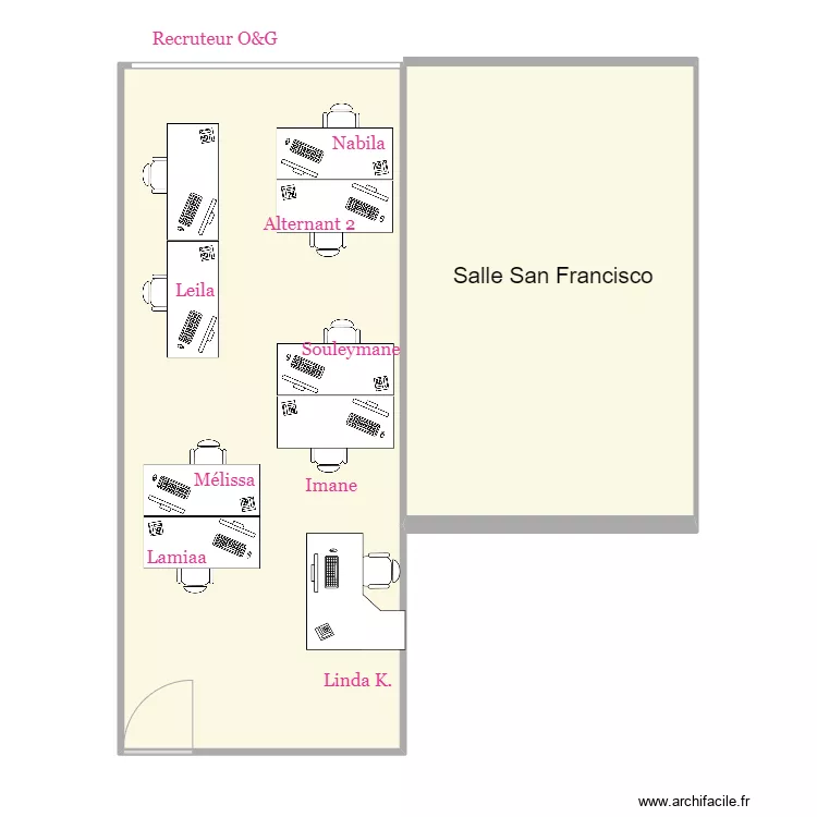 Concept open space. Plan de Concept open space. Plan de