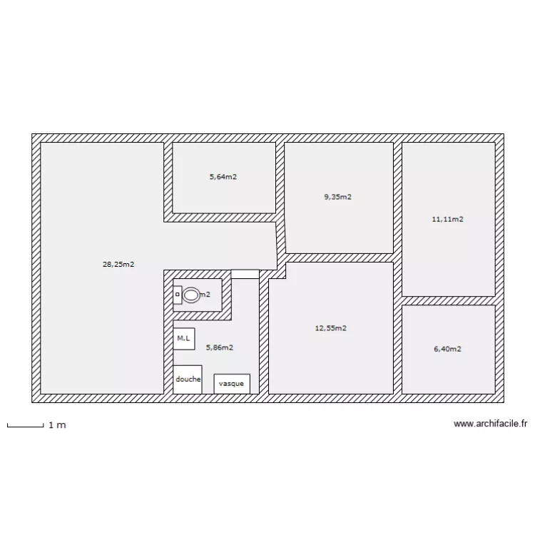 immeuble narbonne. Plan de immeuble narbonne. Plan de