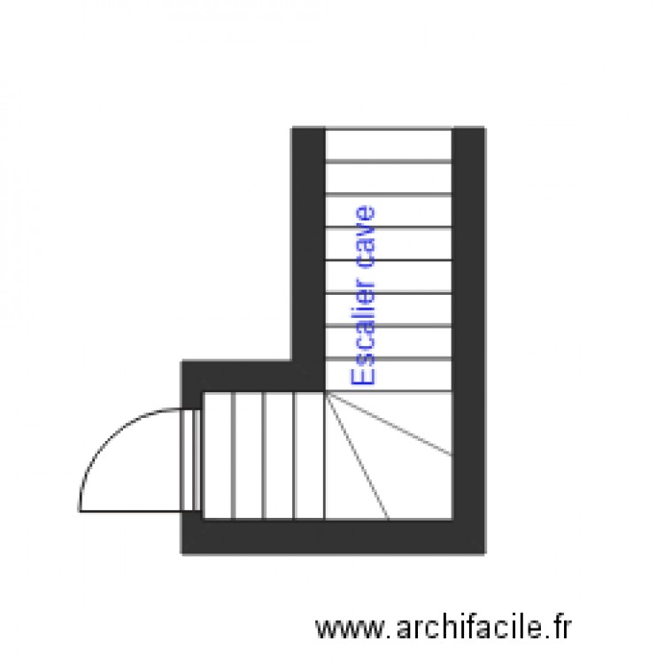 SIROUX ESCALIER CAVE. Plan de 0 pièce et 0 m2