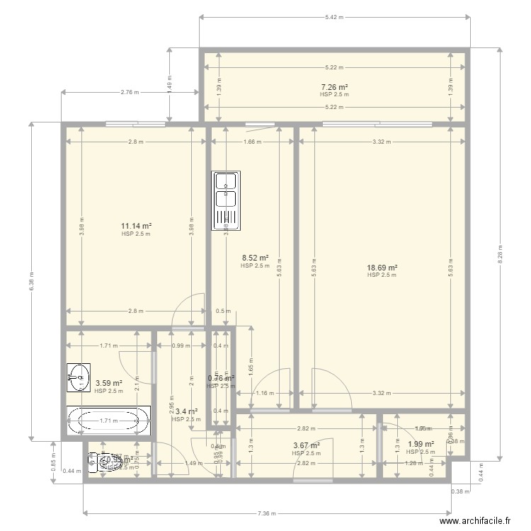 ind Jacques. Plan de 0 pièce et 0 m2