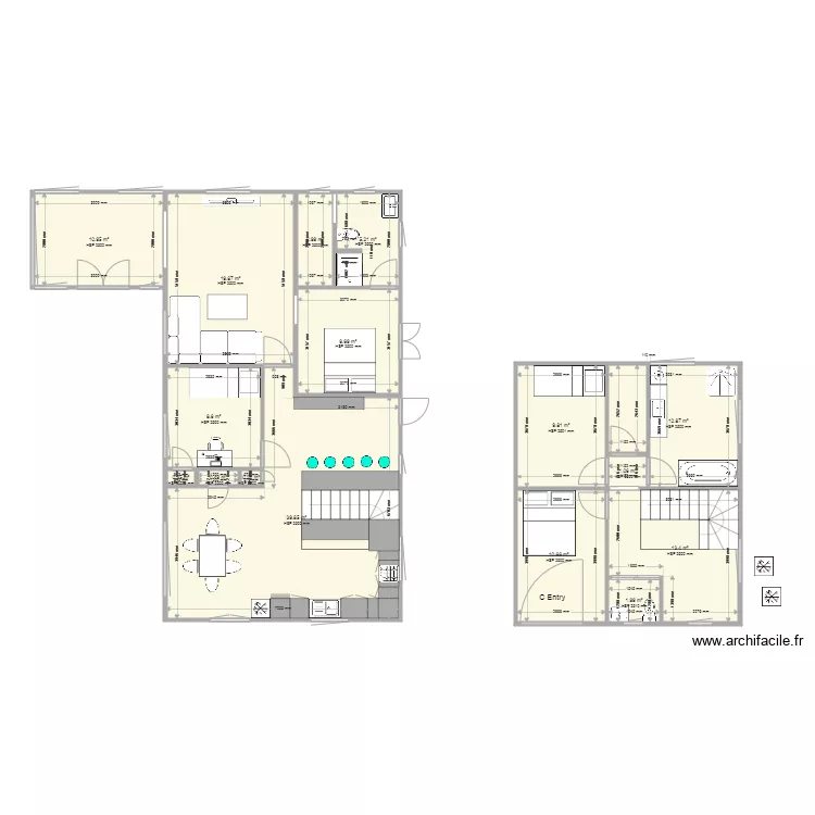 plan cuisine. Plan de 