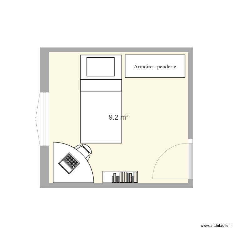 chambre Vidas. Plan de 0 pièce et 0 m2