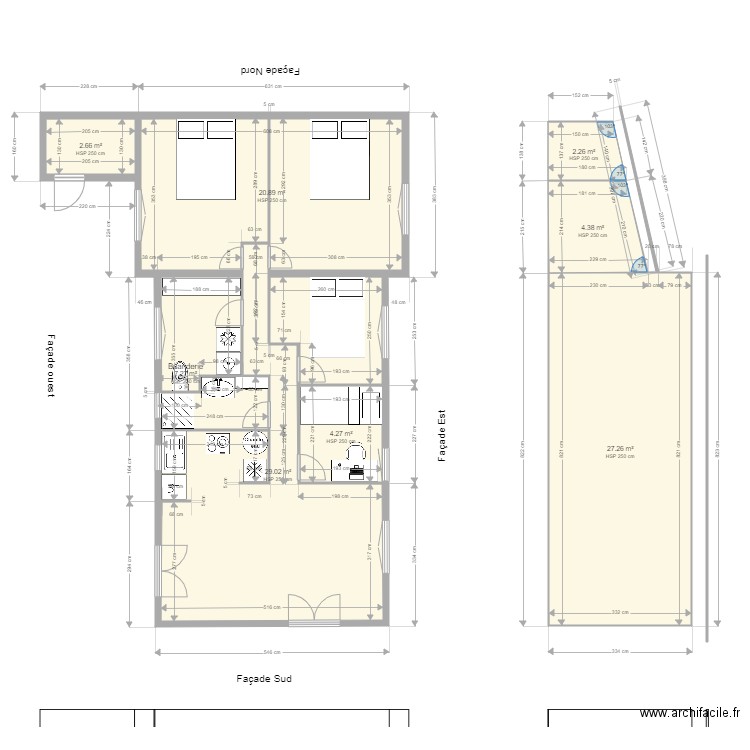 Chalet 34 3 projet v2 seul. Plan de 0 pièce et 0 m2