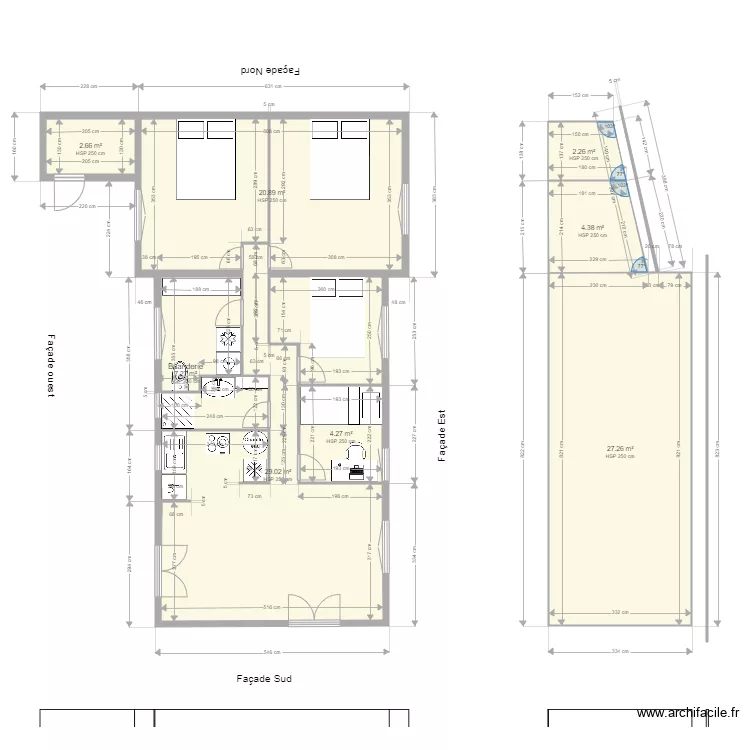 Chalet 34 3 projet v2 seul. Plan de 