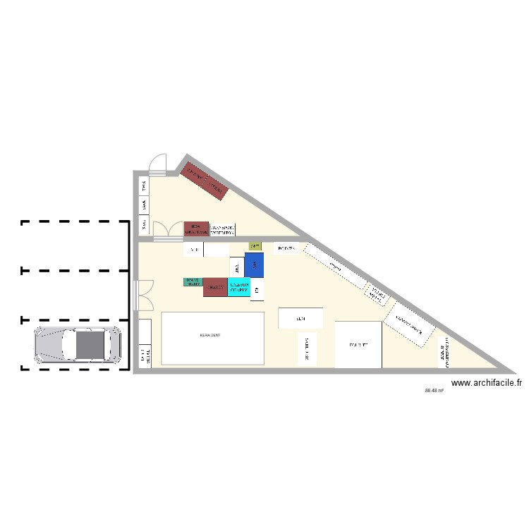 atelier v2. Plan de 0 pièce et 0 m2