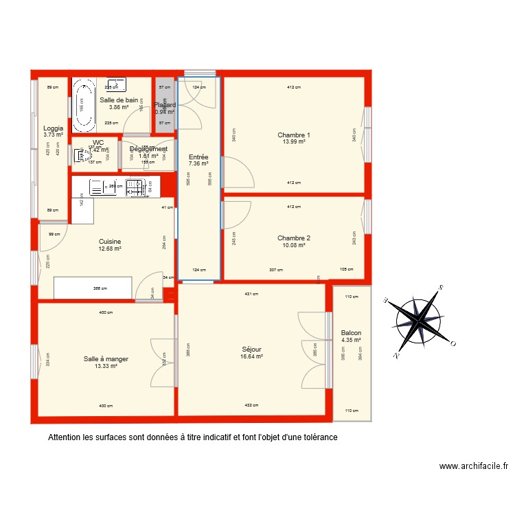 BI 2215 côté. Plan de 0 pièce et 0 m2