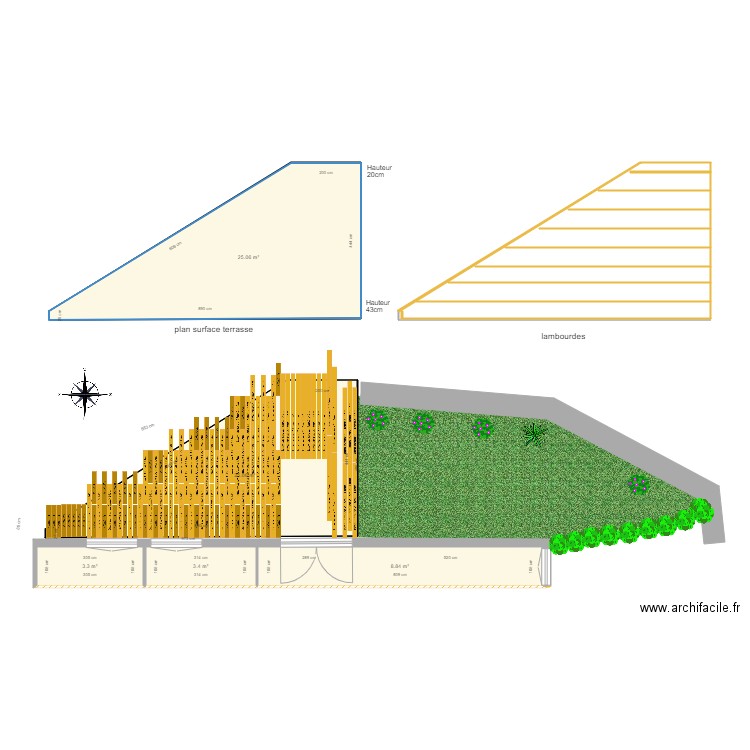 Aménagements exterieur. Plan de 0 pièce et 0 m2