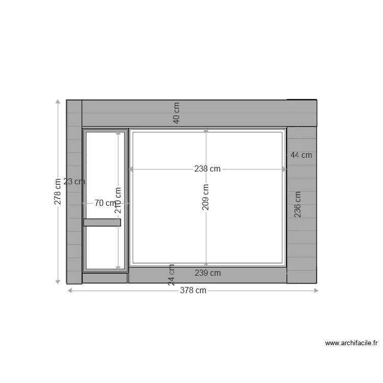 GRAIN DE CAFE EXISTANT. Plan de 