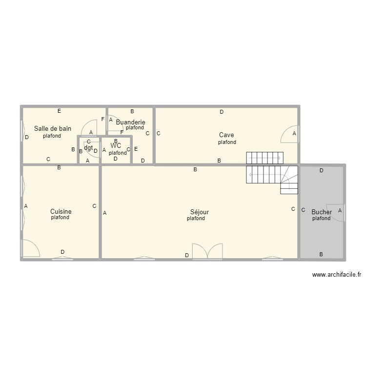 guiard1 rdc. Plan de 0 pièce et 0 m2