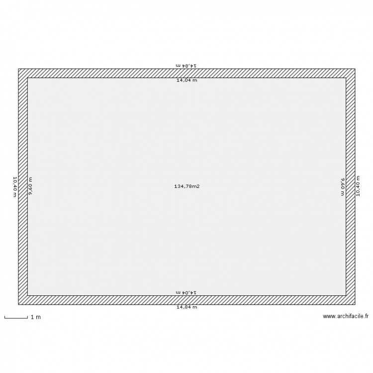 Plant chenage. Plan de 0 pièce et 0 m2