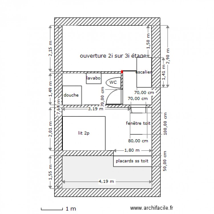 98r Deceuninck 3 ième étage trav mezza. Plan de 0 pièce et 0 m2