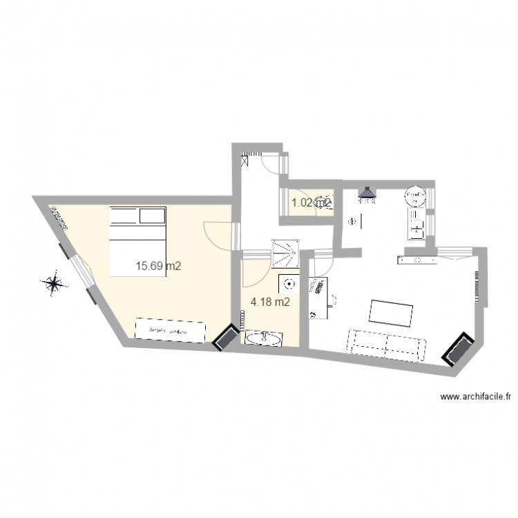 Plan. Plan de 0 pièce et 0 m2