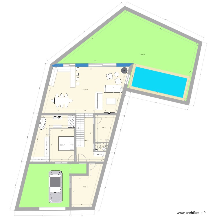 grange opoul aprés travaux 1. Plan de 0 pièce et 0 m2