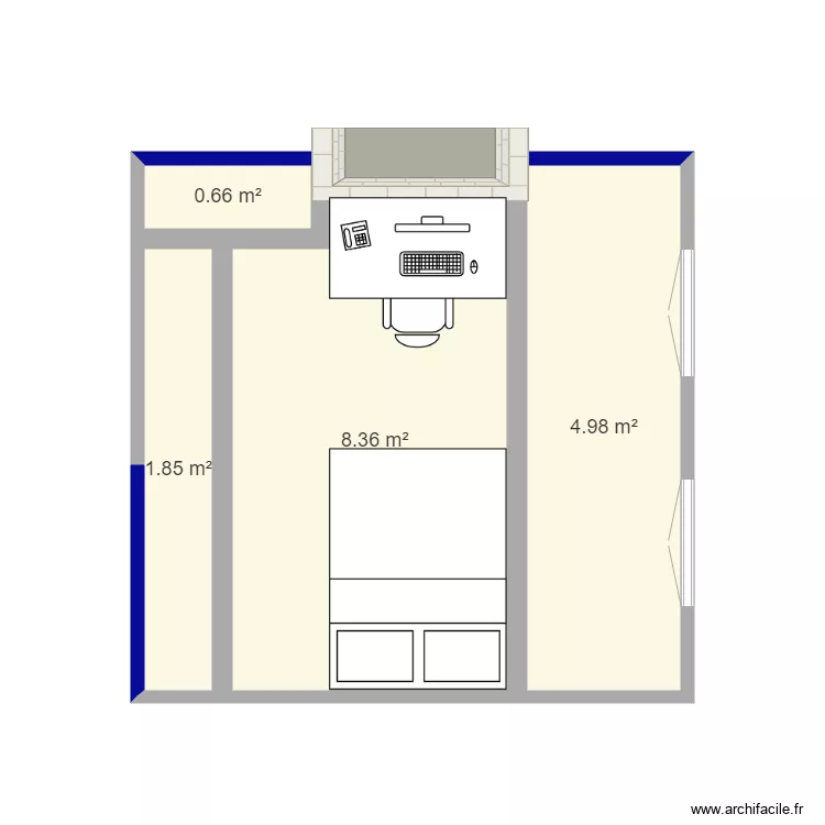 DEPENDANCE ETAGE. Plan de 