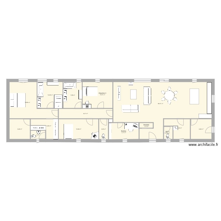 Maison 5. Plan de 0 pièce et 0 m2