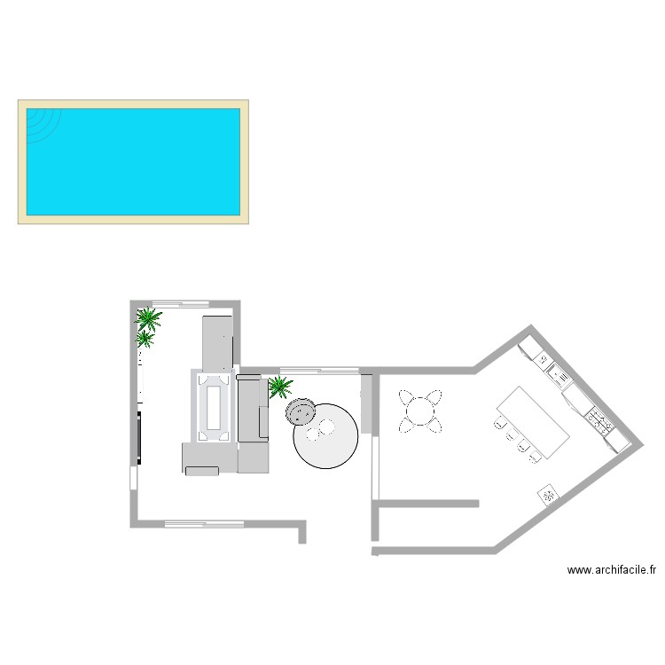 salon. Plan de 0 pièce et 0 m2