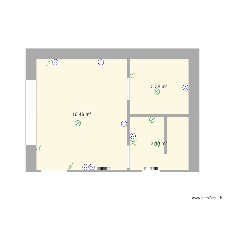 Plan électrique. Plan de 0 pièce et 0 m2