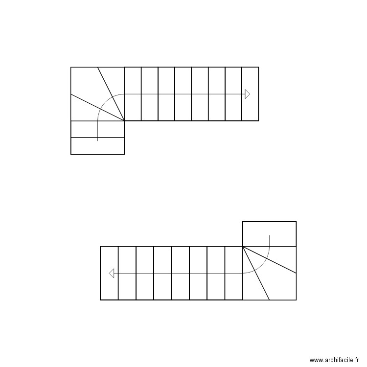 escalier. Plan de 0 pièce et 0 m2